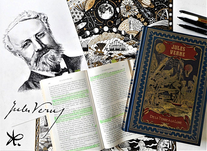 exposition Jules Verne illustration citations 