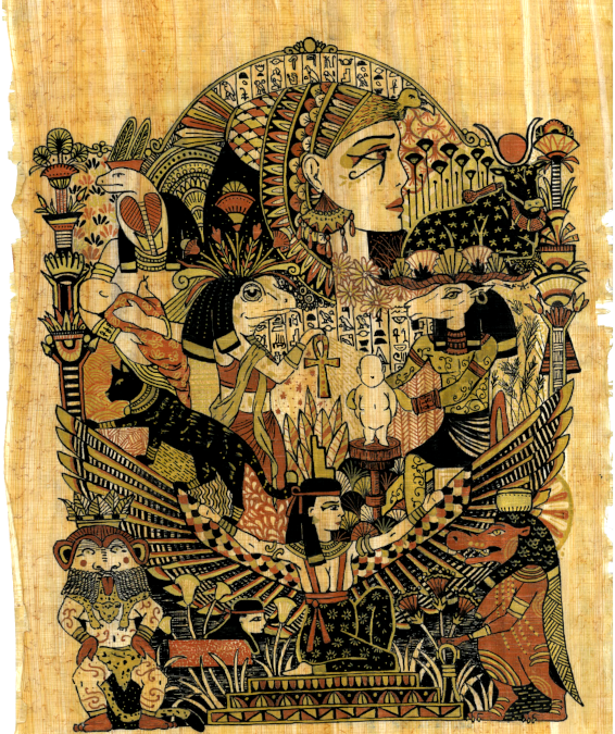 Gynécée, une œuvre plus personnelle sur la mythologie égyptienne